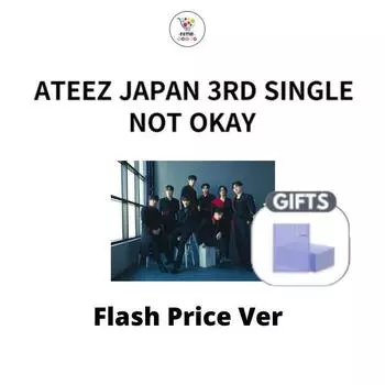 Флэш-цена, версия ATEEZ JAPAN 3RD SINGLE NOT OKAY Flash Price Ver