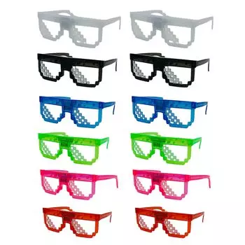 Flash Dot Glasses Colors x 2 of with Flashing Frames Toy [Tatsuya] (6 Each) [Festivals/Events/Kids Parties/Street Stalls/Fairs] Children s