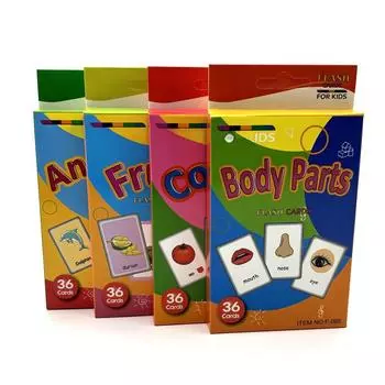 Флэш-карточки для раннего изучения английского языка для младенцев и малышей: Визуальное распознавание цвета и учебные пособия