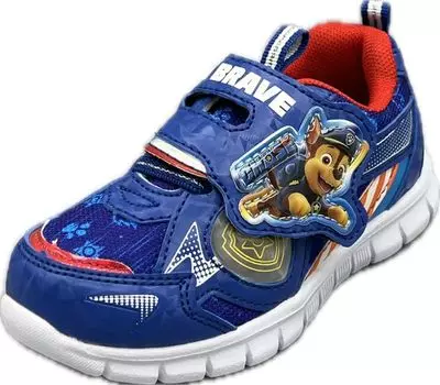 Flash Kids Going to Shiny Shiny PP70150 см [Щенячий патруль] Детские кроссовки, Легкие, Погоня, Детский сад, Мальчики, 19.0 синий