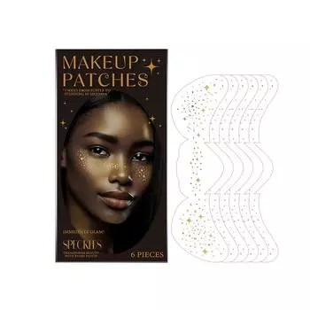 Флэш-наклейки для легкого создания естественного макияжа с веснушками. Красота. Наклейки для макияжа. золотой