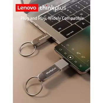 Флэш-накопитель Lenovo-USB с брелоком, флэш-накопитель Zip Memory Stick MU222 чёрный