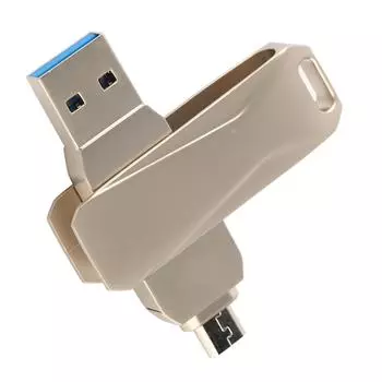 Флэш-накопитель Netac USB3.0 OTG U-диск с высокой емкостью для хранения данных, карта памяти 64 ГБ U381