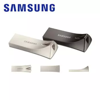 Флэш-накопитель Samsung BAR Plus Type-A USB 3.1 Gen 1 с титановым кольцом для ключей
