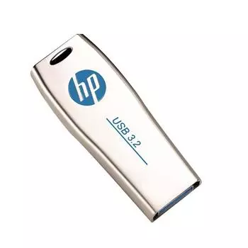 Флэш-накопитель USB HP USB 3.2, 64 ГБ, 128 ГБ, 256 ГБ, дизайн Push and Pull, металлический корпус для настольных компьютеров, ноутбуков, Macbook