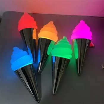 Флэш-палочка для мороженого, реквизит для танцев в баре, светящаяся флеш-палочка, атмосфера, мигающая фейерверк-палочка для VIP-ночных клубов, баров, вечеринок, декора 220V EU UK AU Plug белый
