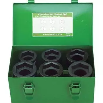 Flash tool impact combination socket set 6 pieces 1 set 6WBQ-S6