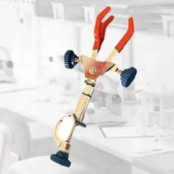 Зажим для колб, лабораторный, простой в установке, прочный аксессуар, универсальный, регулируемый 200mm