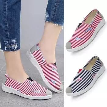 Повседневные женские туфли на плоской подошве, весна-лето, парусиновые туфли из мультфильма «Старый Пекин» rty7 36 чёрный