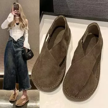Flat-bottomed French retro wish cool slippers hollow new outer wear beach sandals women s summer bag heel bag head 35 абрикосовый