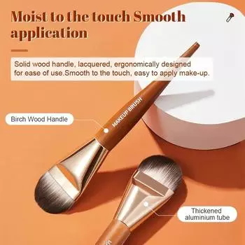 Flat Contour Brush Ultra Thin Foundation Brush Lightweight Face Contour Brush Blending Foundation Makeup Brush makeup brushes
