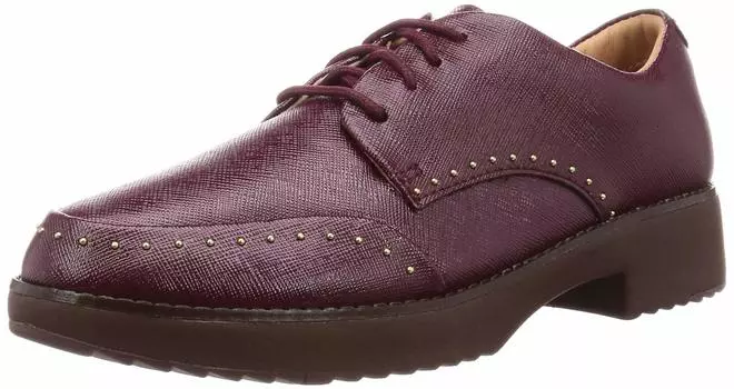 Flat Loafer KEELY MICROSTUD BROGUES Berry cm [Fit Flop] Women s 25.0