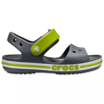 Flat Sandals Bayaband Sandal Charcoal Gray cm [Crocs] 18.5 древесный уголь