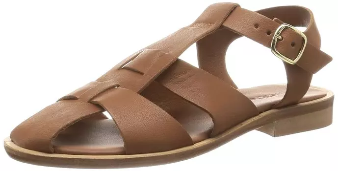 Flat Sandals cm [Mauro DiBari] A02_COGNAC Women s 23.5 cm~24.0