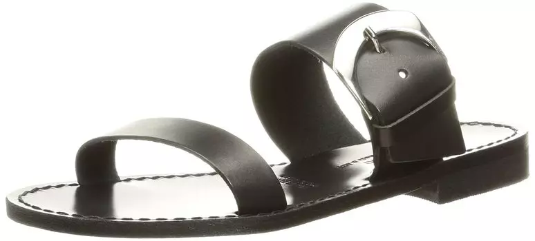 Flat Sandals NERO cm [Mauro DiBari] 926_VACCHETTA Women s 23.0