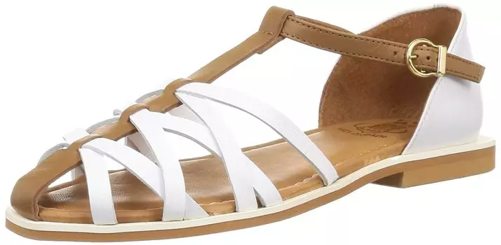 Flat Sandals Strap Sandals White cm [Bontre] Women s 24.0 белый