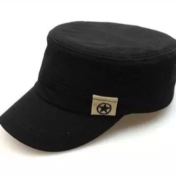 Flat-Top Cap Men s and Women s Korean Fashion Hat Baseball Household Black Adjustable Cap Peaked Cap Casual Hat Duckbill Cap Sunshade Summer Black Adjustable