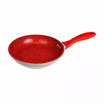 Flavor Stone 20cm Frying Pan Saute Pan Single Item (Red) Non-stick
