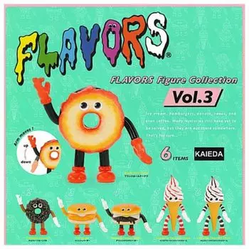 FLAVORS Flavors Figure Collection All 6 Types Set Full Comp Gacha Gacha Capsule Toy Vol.3
