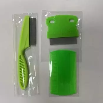 Flea Comb Cat Grooming Comb Set 3 Pcs/set Removes Mucus and Crust Small Lice Flea Combs Cats Supplies Pet Comb