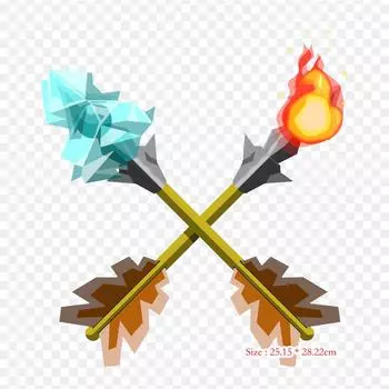 Fleche Легенда о дыхании дикой природы Легенда об железе с термопереносной печатью виниловые нашивки наклейки для одежды DIY аппликации моющиеся нашивки