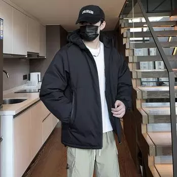 Fleece Hooded Jacket Men s Thickened Warm Outdoor Mountain Couple Jacket S