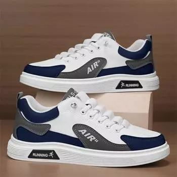 Fleece men s shoes casual board shoes men s autumn and winter 2024 leather trendy shoes men s white shoes teen students 38