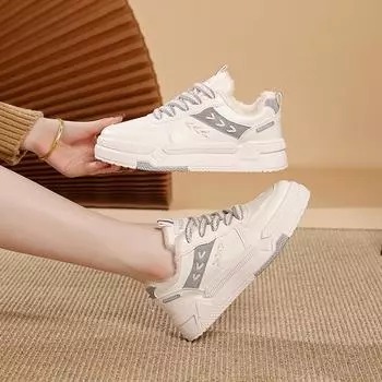 Флисовые теплые хлопковые туфли маленькие белые туфли женские универсальные зимние новые женские нескользящие спортивные туфли DD 35 синий