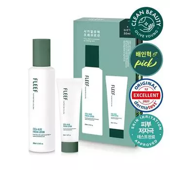 FLEEF Cica Aloe Fresh лосьон, специальный набор 200 мл (+50мл)