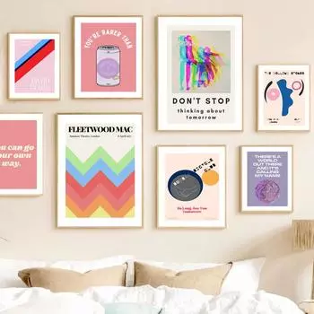 Fleetwood Mac рок-группа музыка поп-группа настенная живопись на холсте плакаты на скандинавскую тему и принты настенные панно для декора гостиной A4 21X30cm No Framed