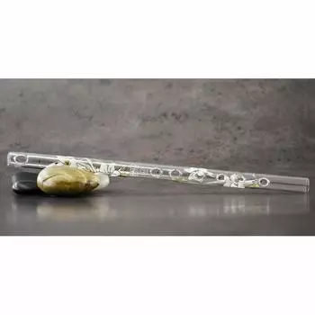 Флейта HALL CRYSTAL смещенная модель D-образной трубы, общая длина 553 мм ФЛЕЙТА D-ОБРАЗНАЯ ЛИЛИЯ