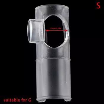 Флейта мундштук свисток для начинающих легко дуть флейта помощь дуть 1.5cm прозрачный