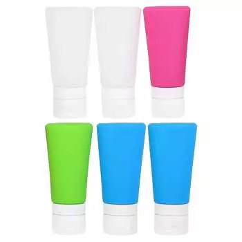 Flents, Essentials, 6 silicone containers, 3 oz each