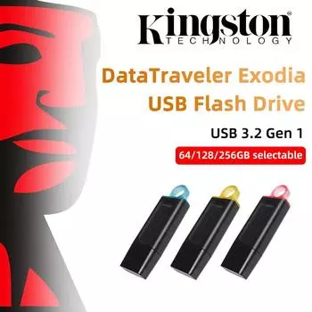 Флеш-накопитель Kingston 256 ГБ USB 3.2 64 ГБ/128 ГБ высокоскоростной DTX USB 3.2 gen 1 флеш-накопитель USB флэш-накопитель Устройства хранения данных Key Memory Stick 3.0 DataTraveler DTX/64GB