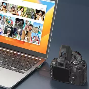 Flexible Flat Silicone USB C to USB C Cable Left/Right Angled for Camera Phones 60W Fast Charge, 480Mbps Data Transfer 5CM-C