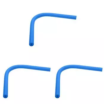 Flexible Learn Swimming Pool Noodle Water Float Floating Aid (Hollow Blue)