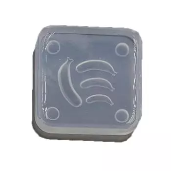 Flexible Silicone Banana Mould Decoration for Realistic Miniature Food Creation for Hobbyists and Art Classes Use S