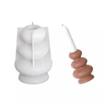 Flexible Sturdy Silicone Mould Fashion Accessory for Making Unique Multiple Shaped Candle and Home Decorations