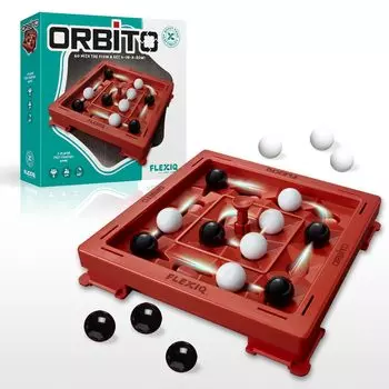 FlexiQ Orbito Настольная игра Стратегические игры для взрослых и детей в возрасте от 2 игроков Стратегическая настольная игра и Fidgets - 7+, красный