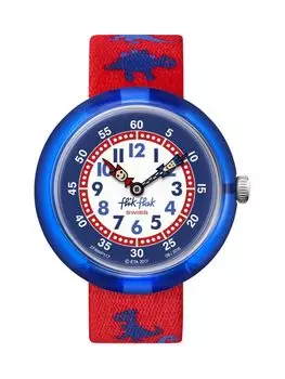 [Flick Flak] Kids Watch Story Time DINOSAURITOS FBNP117 Boys Regular Import Red