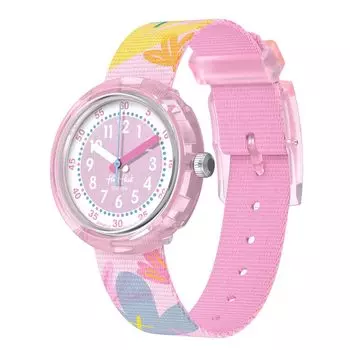 Flick Flak PASTEL PARADISE FPNP170 Розовые часы [Swatch] Для девочек розовый