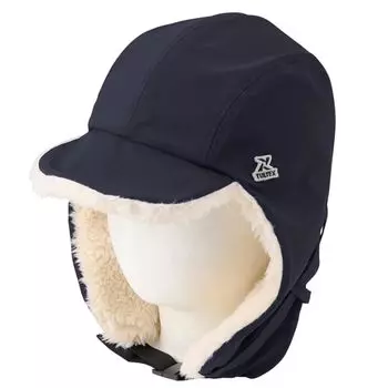 Flight Pilot Water Cold Heat Boa Fleece Один размер подходит большинству [EVERSOUL] Кепка, Кепка, Репеллент, Шапка, Наушники, Капюшон, Ветрозащитный, Защита, Удержание, тёмно-синий