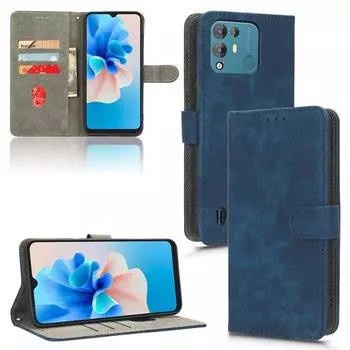 Флип-чехол для Blackview A55 Pro из искусственной кожи, защитный чехол для всего корпуса, противоударный, с [блокировкой RFID] for Blackview A55 Pro чёрный