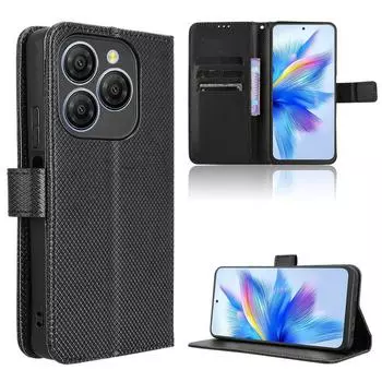 Флип-чехол для Blackview Shark 9 кожаный чехол [Flip Vintage Leather] ударопрочный прочный ретро-чехол для телефона for Blackview Shark 9 чёрный