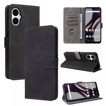 Флип-чехол для BLU G53 из искусственной кожи, защитный чехол для всего корпуса, противоударный, с [блокировкой RFID] for BLU G53 чёрный