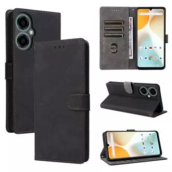Флип-чехол для BLU G64 из искусственной кожи, чехол для телефона, полная защита корпуса [блокировка RFID], чехол-кошелек for BLU G64 чёрный