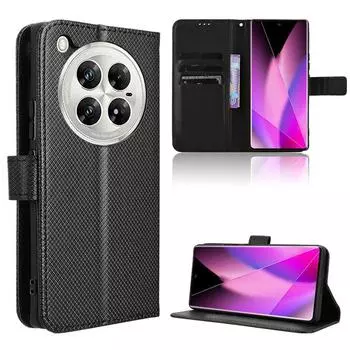 Флип-чехол для Infinix Zero 40 5G кожаный чехол [Flip Vintage Leather] ударопрочный прочный ретро-чехол для телефона for Infinix Zero 40 5G чёрный