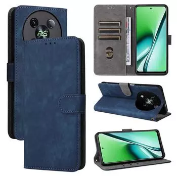 Флип-чехол для itel RS4 из искусственной кожи, чехол для телефона, полная защита корпуса [блокировка RFID], чехол-кошелек for itel RS4 чёрный