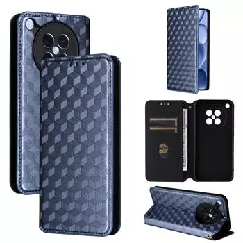 Флип-чехол для OPPO Find X8S из искусственной кожи, полная защита корпуса с [блокировкой RFID], ударопрочный, прочный ретро-чехол для телефона for OPPO Find X8s чёрный