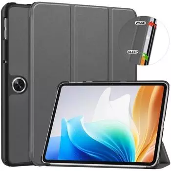 Флип-чехол для OPPO Pad Neo 11,35 дюйма, складной магнитный смарт-чехол для OnePlus Pad Air 2/OPPO Pad Go 11,35 дюйма, чехол для планшета For OnePlus Pad Go чёрный